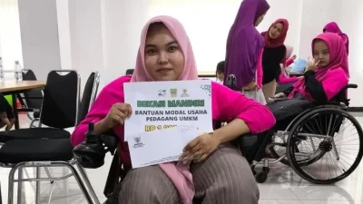 Penyandang Disabilitas Kabupaten Bekasi Dapat Bantuan Modal Usaha
