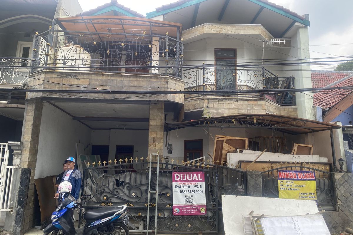 Penampakan kantor wedding organizer yang tipu puluhan calon pengantin di Kayuringin Jaya, Bekasi Selatan, Kota Bekasi.