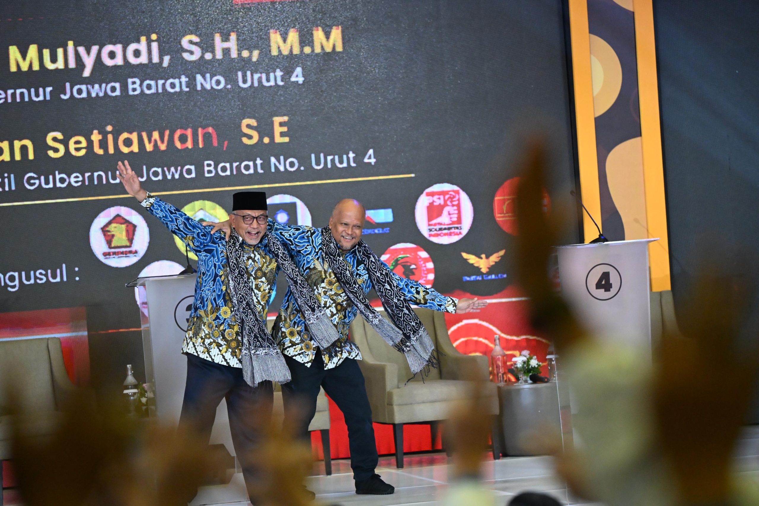 Pasangan Calon Gubernur dan Wakil Gubernur Jawa Barat nomor urut 3, Ahmad Syaikhu-Ilham Habibie (ASIH). Foto: Ist