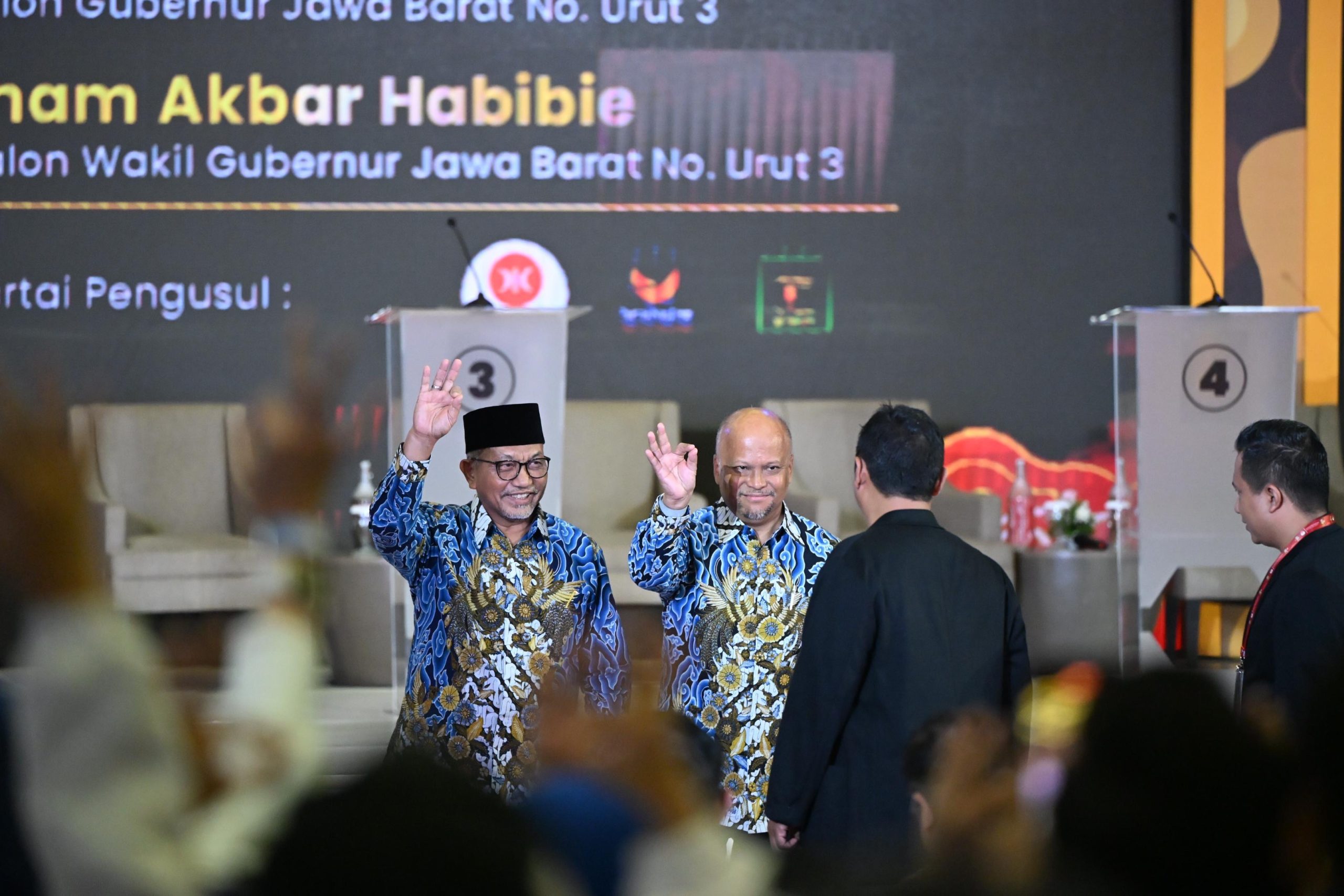 Pasangan Calon Gubernur dan Wakil Gubernur Jawa Barat nomor urut 3, Ahmad Syaikhu-Ilham Habibie (ASIH). Foto: Ist