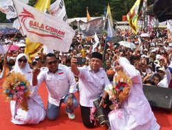 Kampanye Akbar Paslon 01, Ribuan Pendukung Padati Lapangan Multiguna Bekasi