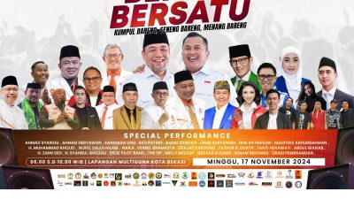 Puluhan Ribu Massa Bakal Meriahkan Pesta Rakyat Bekasi Bersatu