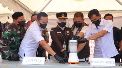 Barang Bukti tindak pidana dimusnahkan Kejari Kabupaten Bekasi