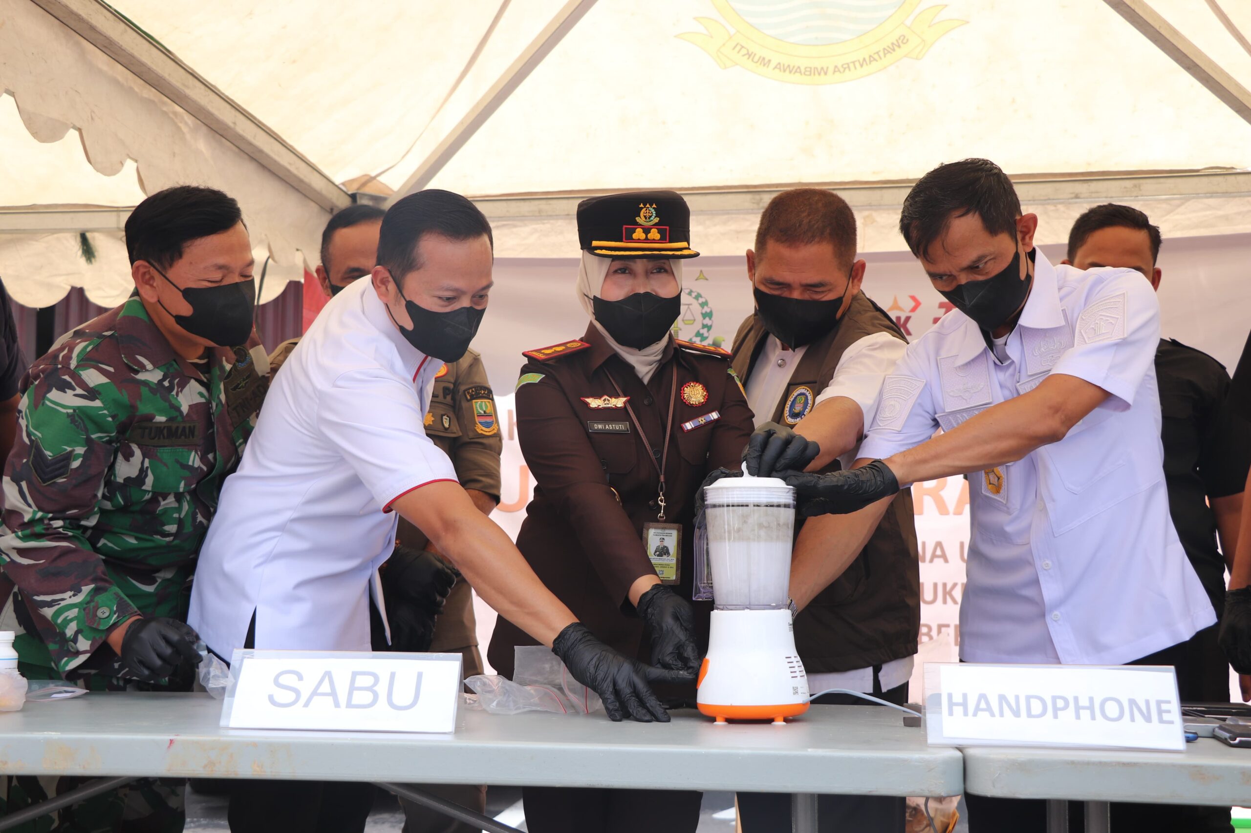 Barang Bukti tindak pidana dimusnahkan Kejari Kabupaten Bekasi