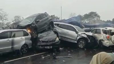 Kecelakaan Beruntun di Ruas Tol Cipularang, 27 Luka-luka, Satu Meninggal
