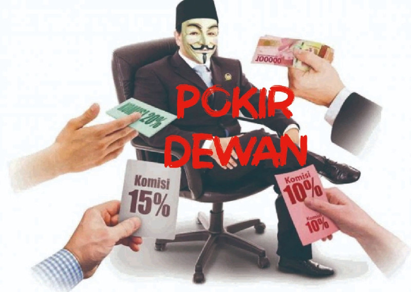Ilustrasi Skandal Korupsi Pokir Dewan