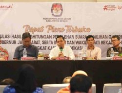 KPU Kabupaten Bekasi Mulai Rapat Pleno Terbuka Rekapitulasi Hasil Pilkada 2024