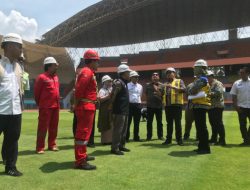 Stadion Wibawa Mukti Bekasi Diperbaiki Setelah Diterjang Puting Beliung