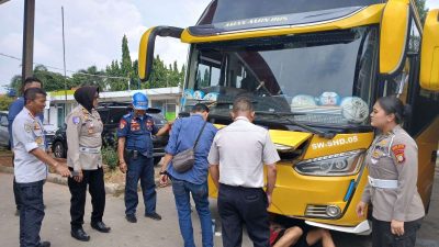 Sidak Klakson Bus Telolet oleh Satlantas dan Dishub Kota Bekasi