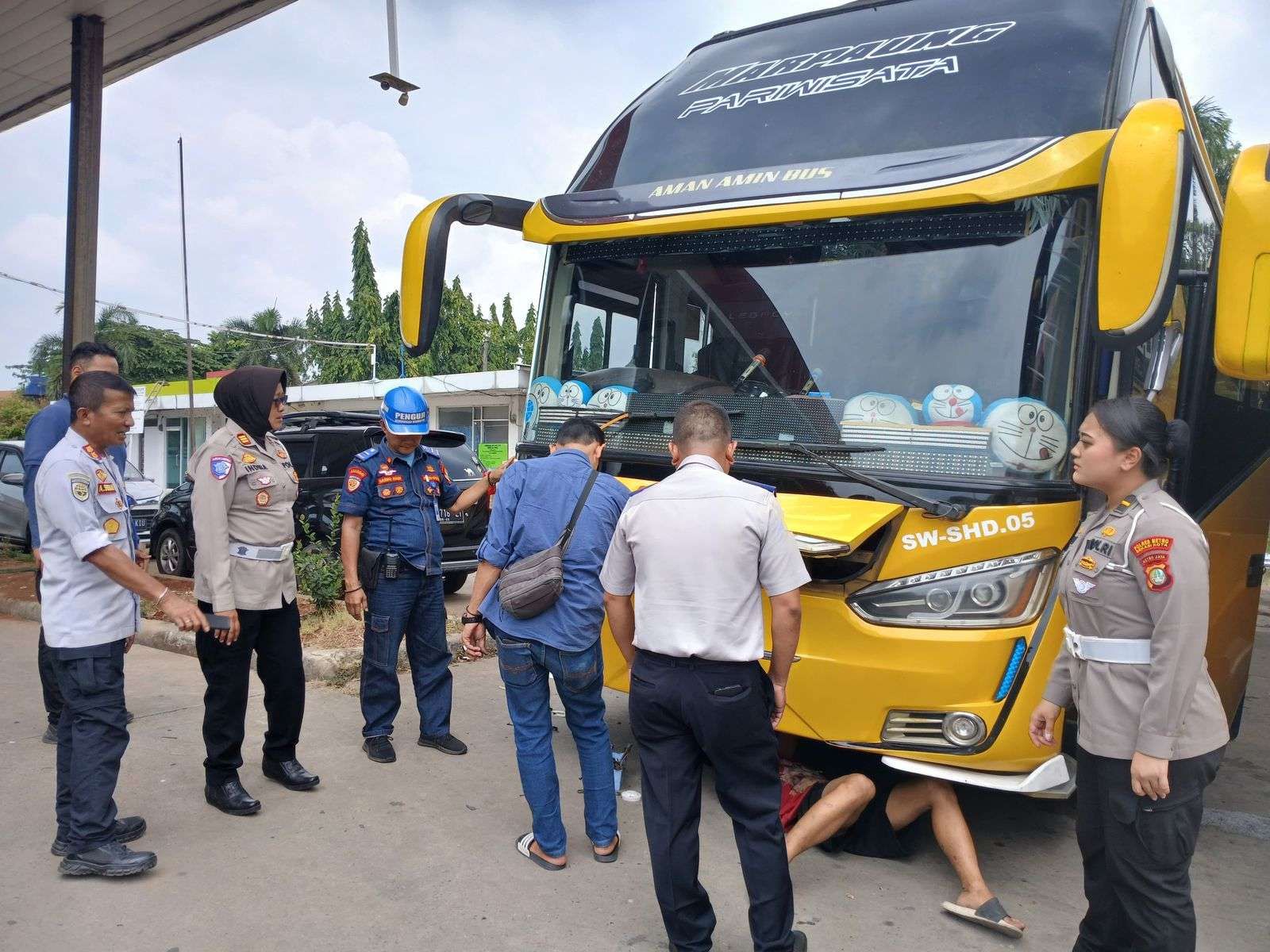 Sidak Klakson Bus Telolet oleh Satlantas dan Dishub Kota Bekasi