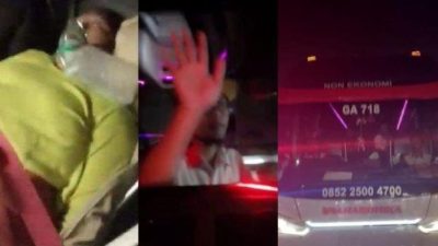 Tangkapan layar pasien sopir ambulans dan sopir bus