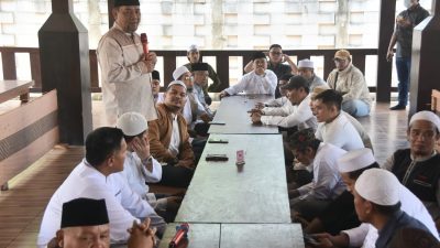 Paslon Heri - Sholihin dapat dukungan dari Habib Muda untuk Pilkada Kota Bekasi 2024. Foto: Ist