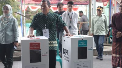 Salah satu TPS di Kota Bekasi dalam helatan Pilkada 2024. Foto: Ist