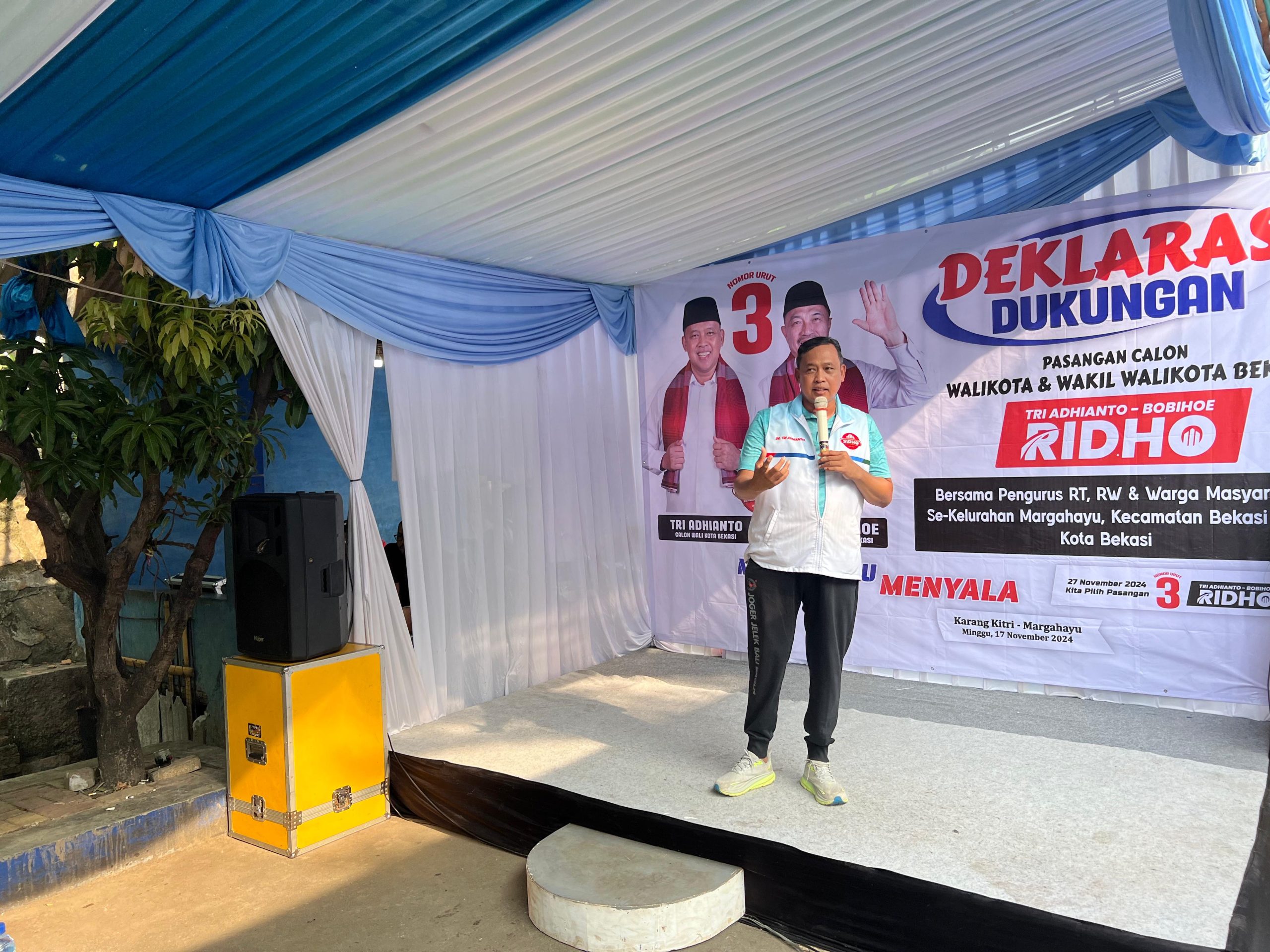 Calon Wali Kota Bekasi Tri Adhianto. Foto: Ist