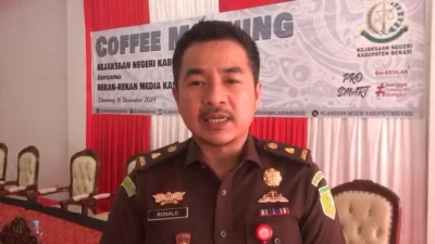 Kepala Tindak Pidana Khusus Kejaksaan Negeri Kabupaten Bekasi, Ronald Thomas Mendrofa. Foto: Ist