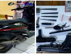Aksinya Terpergok, Maling Motor di Sukakarya Ditangkap Warga, Polisi Amankan Airsoft Gun