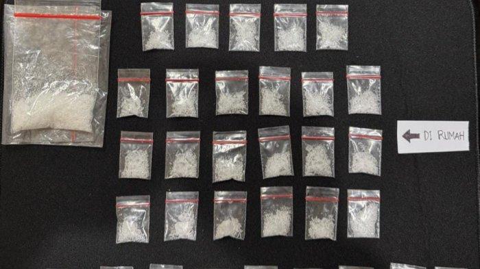 Barang Bukti Sabu yang disita Polisi dari Tersangka IBN