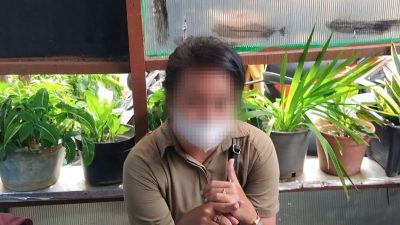 Korban penyiraman air keras oleh pria misterius
