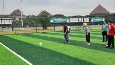 Lapangan Mini Soccer Wibawa Mukti yang dibangun Pemkab Bekasi