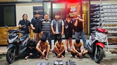 Satreskrim Polsek Cikarang Timur menangkap komplotan curanmor
