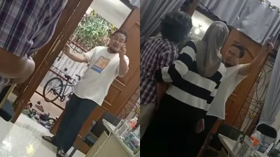 Seorang pria mengamuk di sebuat tempat bimbingan belajar