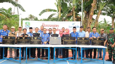 7 Kelurahan di Kota Bekasi Dapat Bantuan CSR Sarana Olahraga