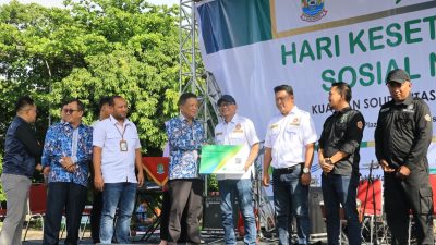 Sekretaris Daerah (Sekda) Kota Bekasi, Junaedi, dalam acara Hari Kesetiakawanan Sosial Nasional (HKSN). Foto: Ist