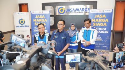 Wamen BUMN Tinjau Pengaturan Lalin Libur Nataru 2024/2025 di JMTC Bekasi