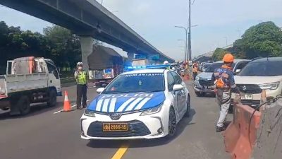 Peningkatan Lalin di Tol Japek, Jasamarga Terapkan Contraflow Mulai KM 47 arah Cikampek