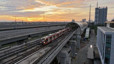Ilustrasi LRT Jabodebek