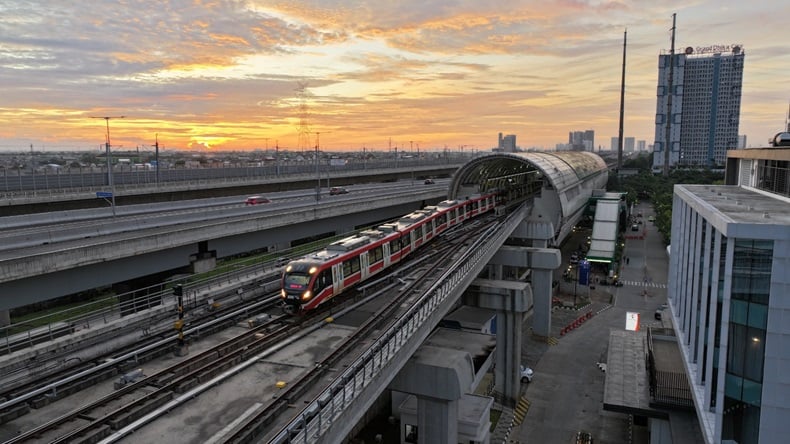 Ilustrasi LRT Jabodebek
