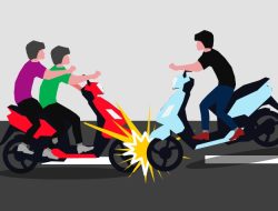 Dua Pemotor Luka-Luka dalam Kecelakaan di Depan BCP