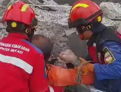 Evakuasi Pekerja Tertimpa Coran Tower Ambruk di Tambun Utara Berhasil Dilakukan