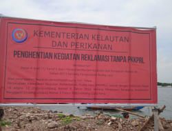 KKP: Penyegelan Tanggul Laut Bekasi Sebagai Bentuk Keresahan Masyarakat