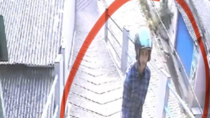 Pelaku Pencurian Sepeda Motor di Cikarang Timur yang tertangkap kamera CCTV