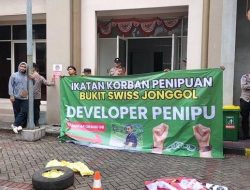 Konsumen Geruduk Kantor Pengembang Kavling Bukit Swiss Jonggol di Bekasi, Tuntut Kejelasan Sertifikat Tanah