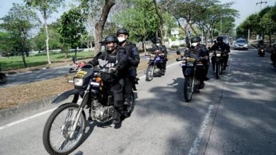 Patroli Polisi untuk menekan angka kriminalitas jalanan