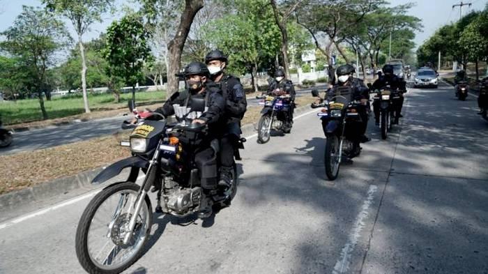Patroli Polisi untuk menekan angka kriminalitas jalanan