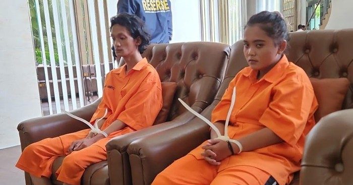 pasangan suami istri, Aidil Zacky Rahman alias Zack (19) dan Sinta Dewi (22) yang tega menganiaya anaknya saat sakit hingga berujung tewas. Foto: Ist