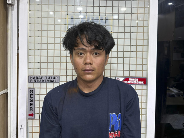 Pelaku begal Ojol di Cikarang. Foto: Ist