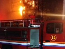 Korsleting Listrik, Kabel di Depan Kantor UPTD Sukatani Terbakar