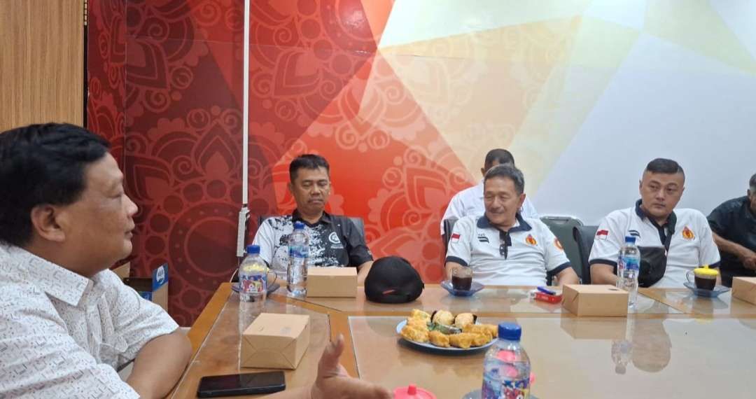 Pembahasan BK Gulat untuk Porprov Jabar 2026 di KONI Kota Bekasi.