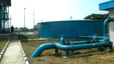 IPA PDAM Cabang Tarumajaya mampu memproduksi 50 liter per detik. IPA ini merupakan IPA ke 38 milik PDAM Tirta Bhagasasi.