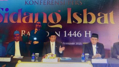 Sidang Isbat Kemenag Tetapkan 1 Ramadhan 1446 H Jatuh pada Sabtu, 1 Maret 2025