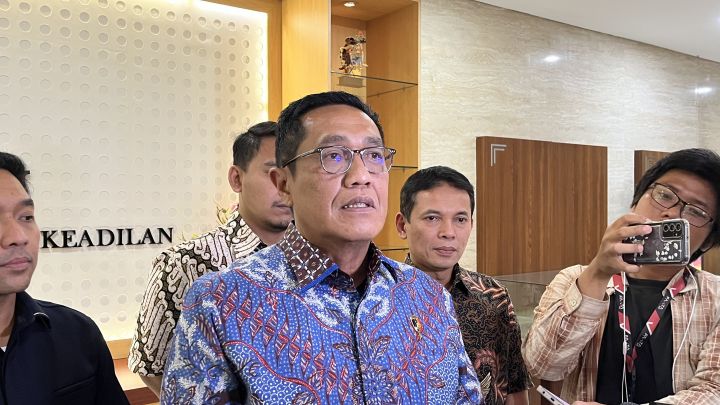Dirtipdium Bareskrim Polri Brigjen Djuhandani Rahardjo Puro di Bareskrim Polri, Jakarta Selatan. Metrotvnews.com/Siti Yona