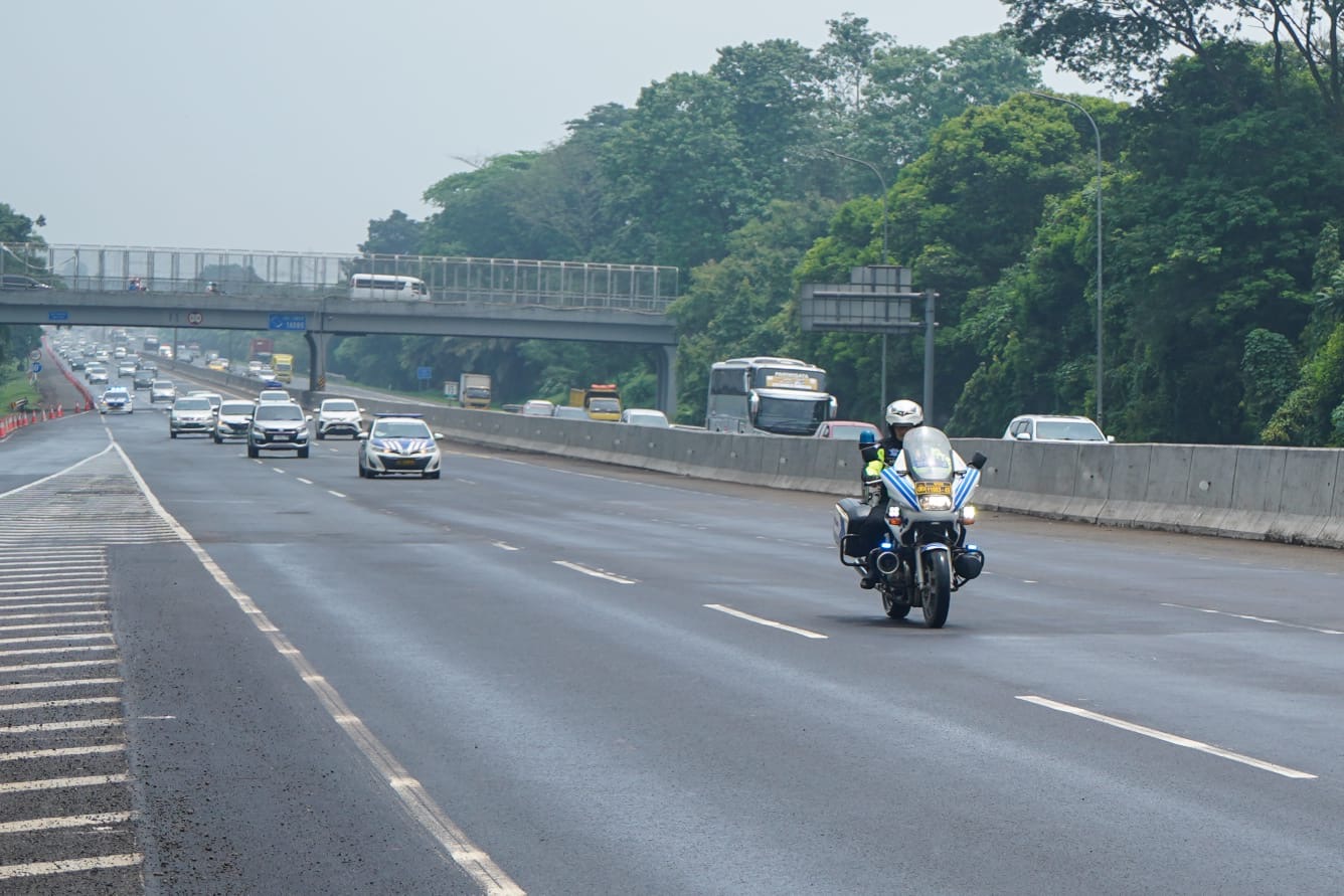 Penerapan sistem One Way dari KM 70-188