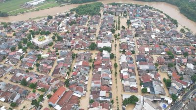 Foto udara Banjir di Kota Bekasi, Selasa (4/3/2025). Ist