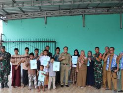 36 Anak Panti Asuhan di Mangunjaya Dapat Akta Kelahiran Berkat Inisiasi TNI