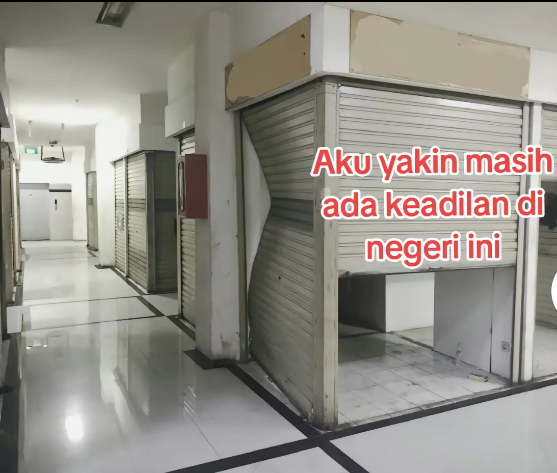 Lokasi pertokoan dimana korban alami pengeroyokan setelah dituduh mencuri