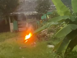 Warga Pondok Babelan Indah Keluhkan Pembakaran Sampah Sembarangan di Fasos Fasum